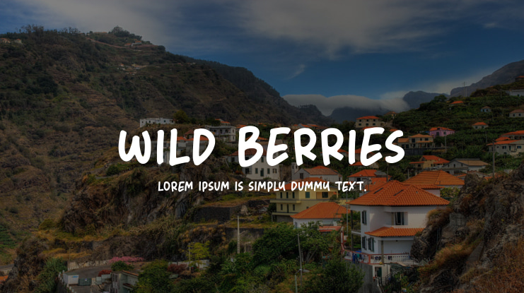 Wild Berries Font