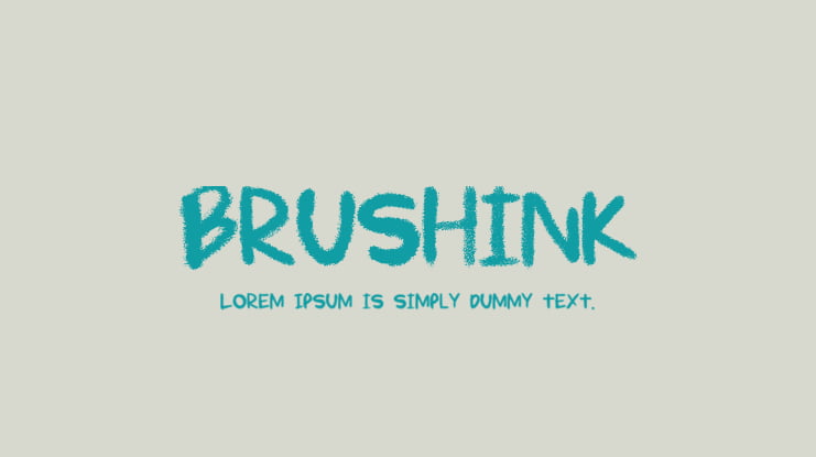 Brushink Font