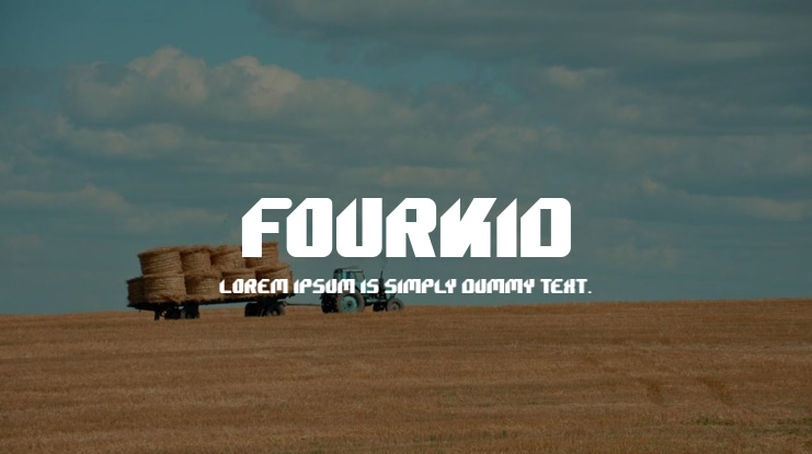 Fourkid Font