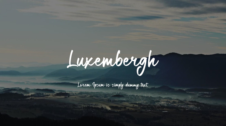 Luxembergh Font