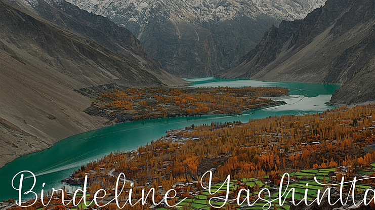 Birdeline Yashintta Font