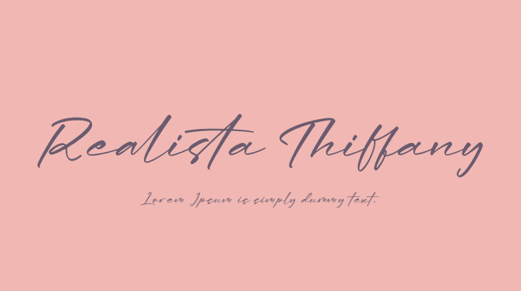 Realista Thiffany Font