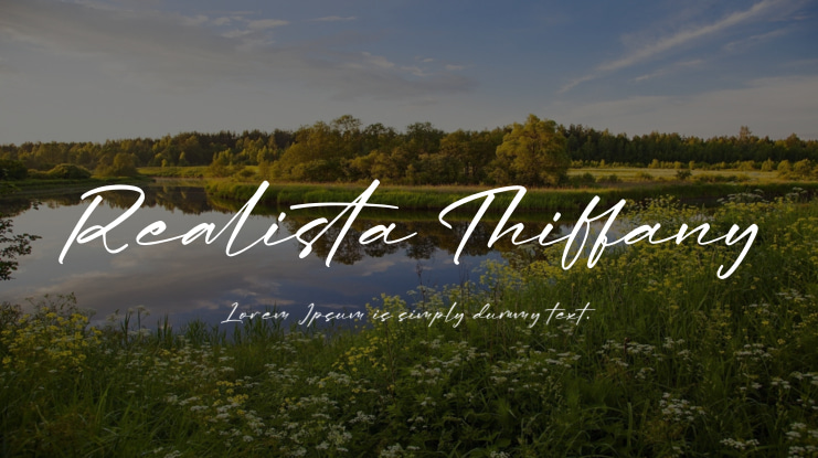 Realista Thiffany Font