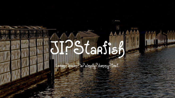 JI Starfish Font