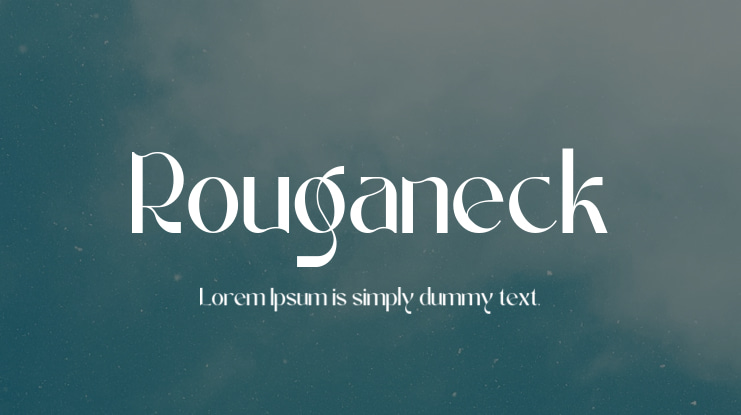 Rouganeck Font