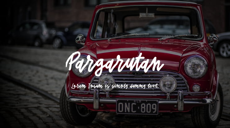 Pargarutan Font