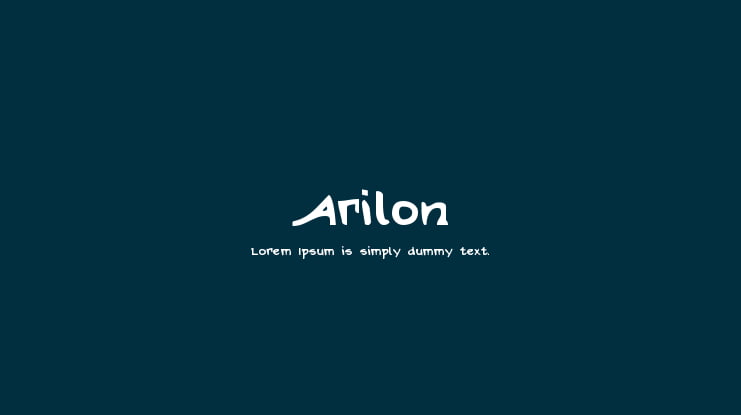 Arilon Font Family