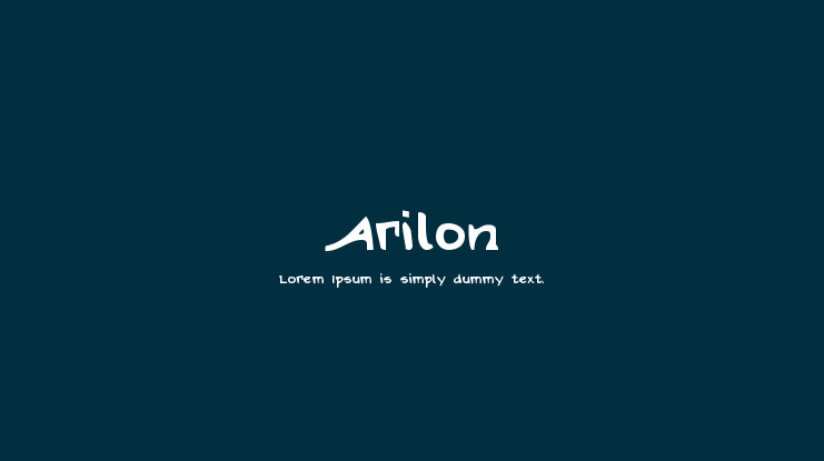 Arilon Font Family