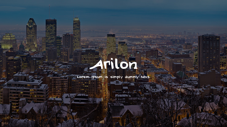 Arilon Font Family