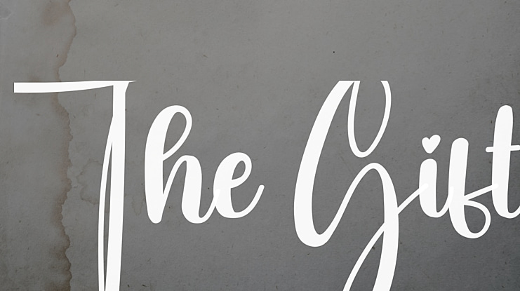 The Gift Font