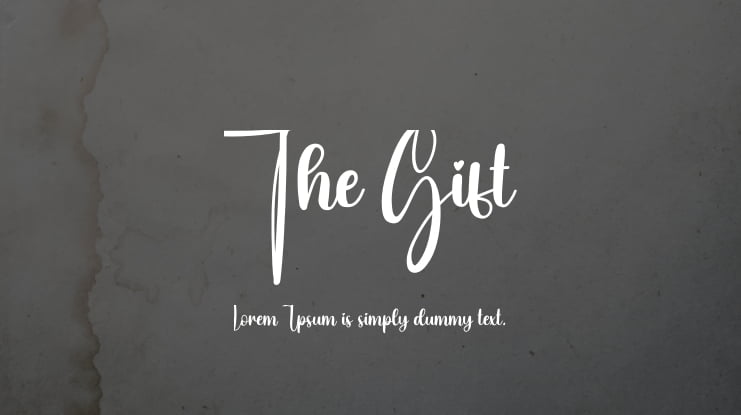 The Gift Font