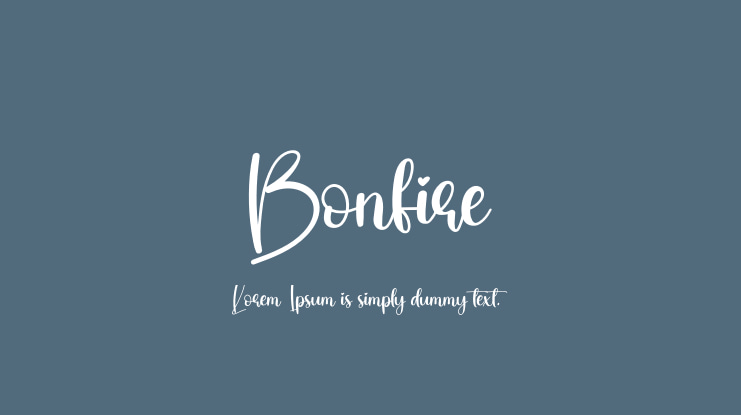 Bonfire Font