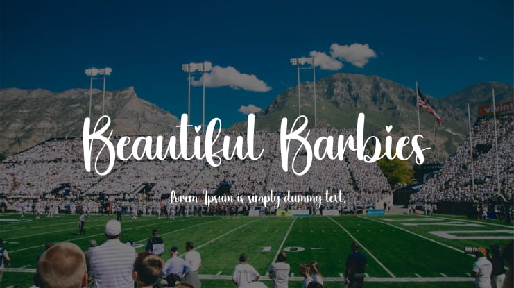 Beautiful Barbies Font