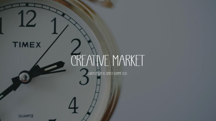 Creative Market Font