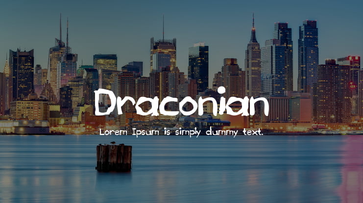 Draconian Font