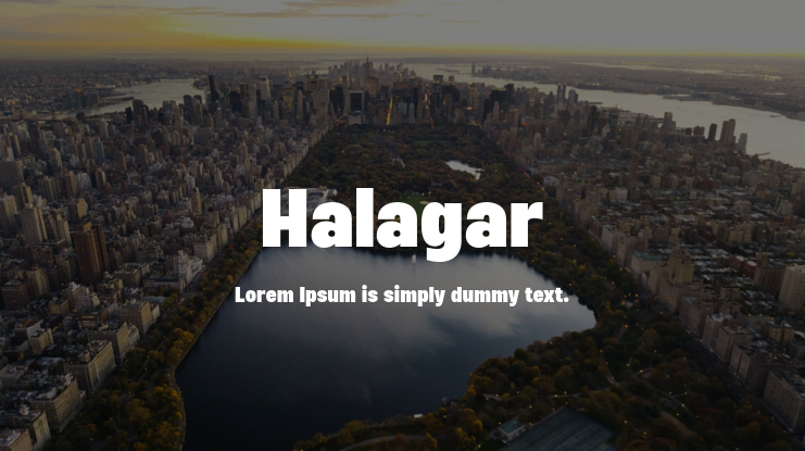 Halagar Font