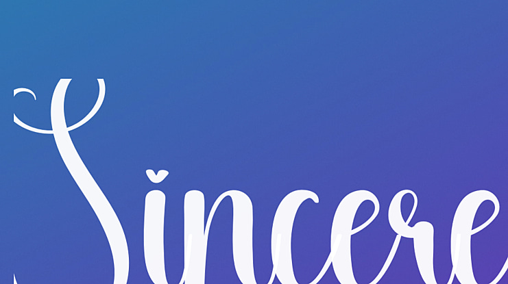 Sincere Font
