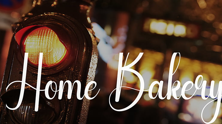 Home Bakery Font