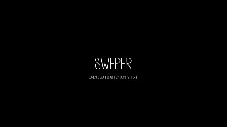 Sweper Font