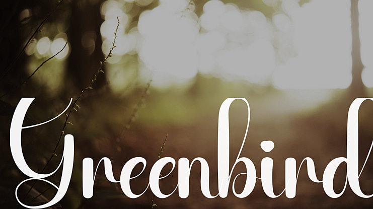 Greenbird Font