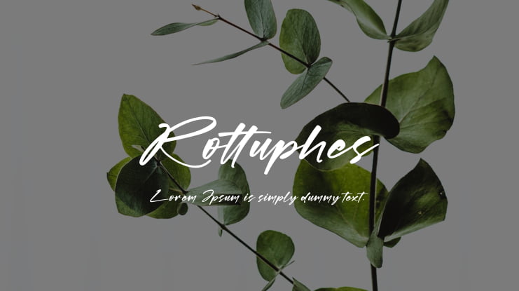 Rottuphes Font