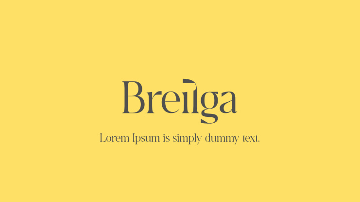 Breilga Font