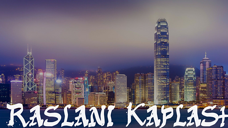 Raslani Kaplash Font