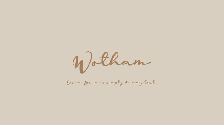 Wotham Font Family