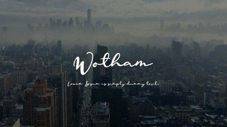 Wotham Font Family