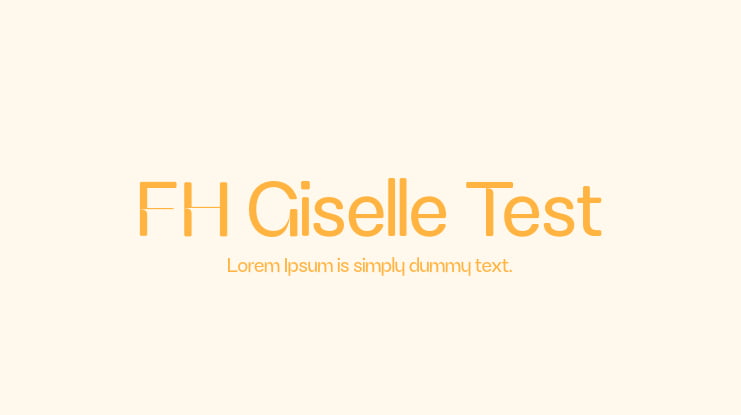 FH Giselle Test Font Family