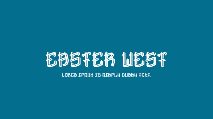 Easter West Font