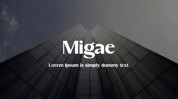 Migae Font