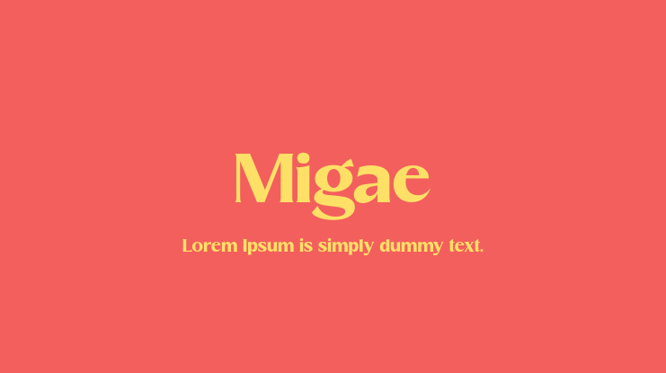 Migae Font