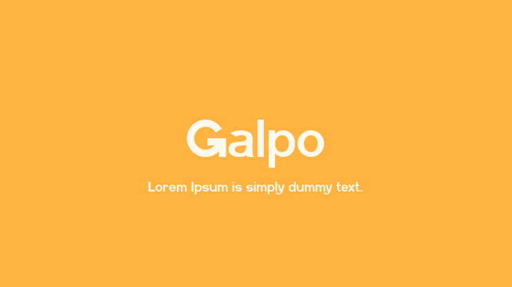 Galpo Font