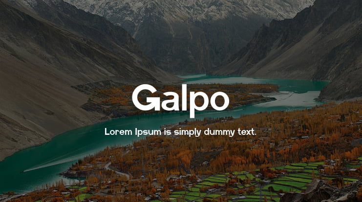 Galpo Font
