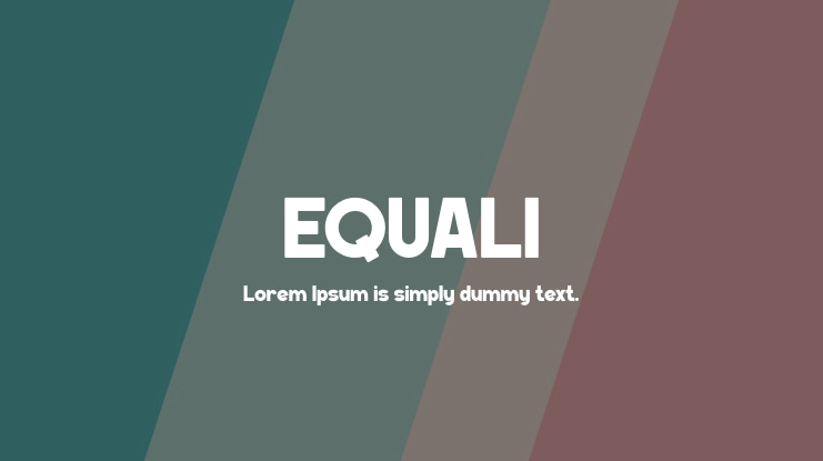 EQUALI Font