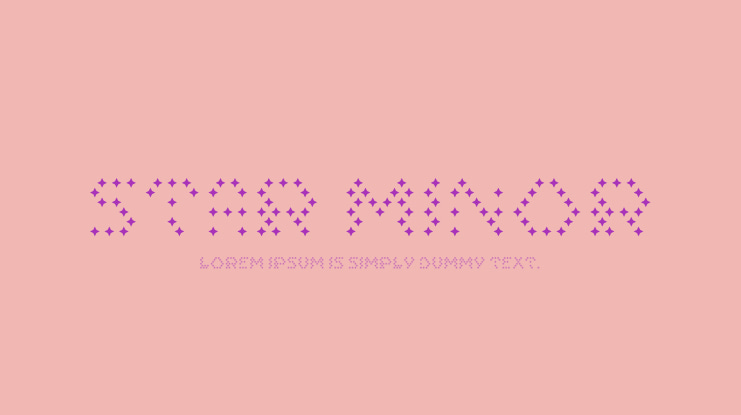 Star Minor Font