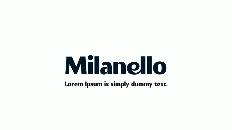 Milanello Font