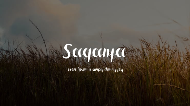 Saganta Font