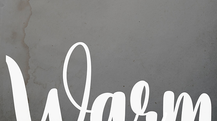 Warm Font