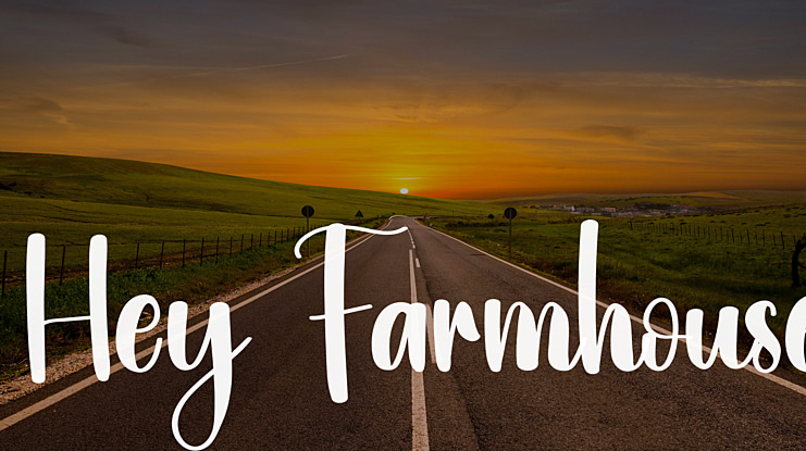 Hey Farmhouse Font