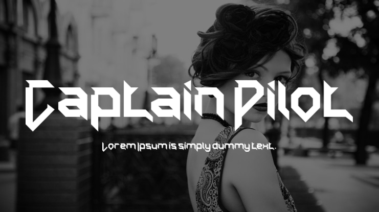 Captain Pilot Font