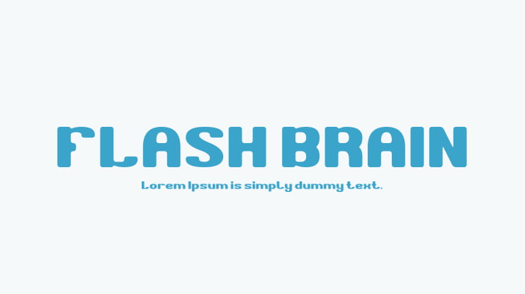 FLASH BRAIN Font