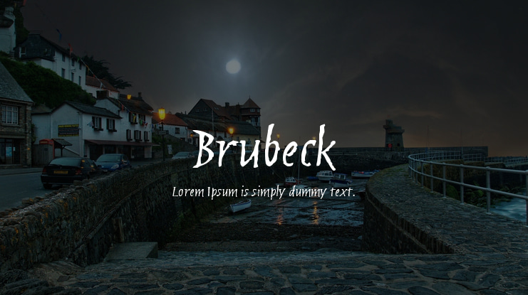 Brubeck Font