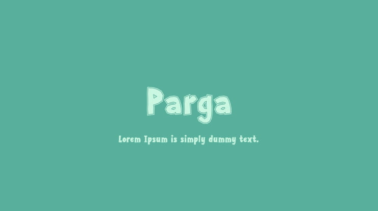 Parga Font