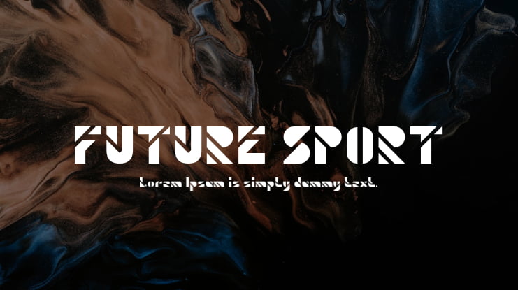 FUTURE SPORT Font