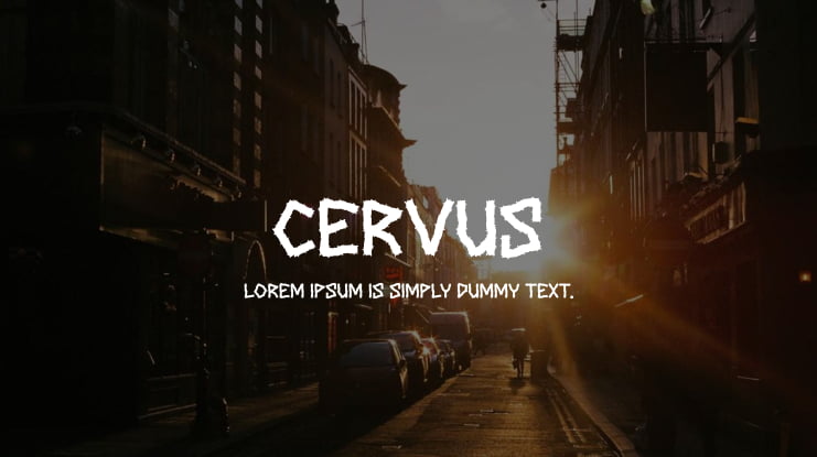 CERVUS Font