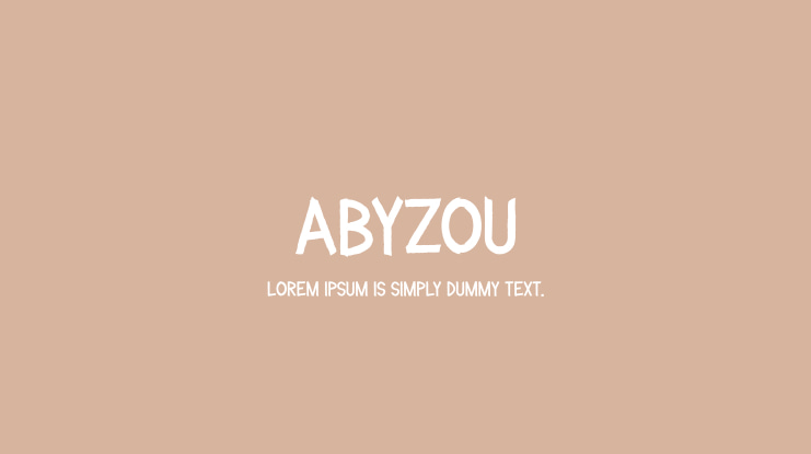 ABYZOU Font