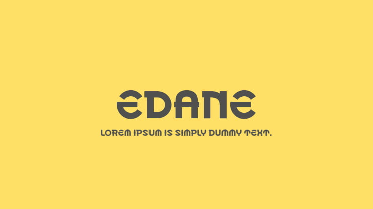 EDANE Font