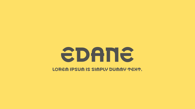 EDANE Font